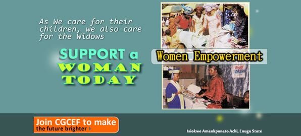 As we care for their children, we also care for the widows. Support women.